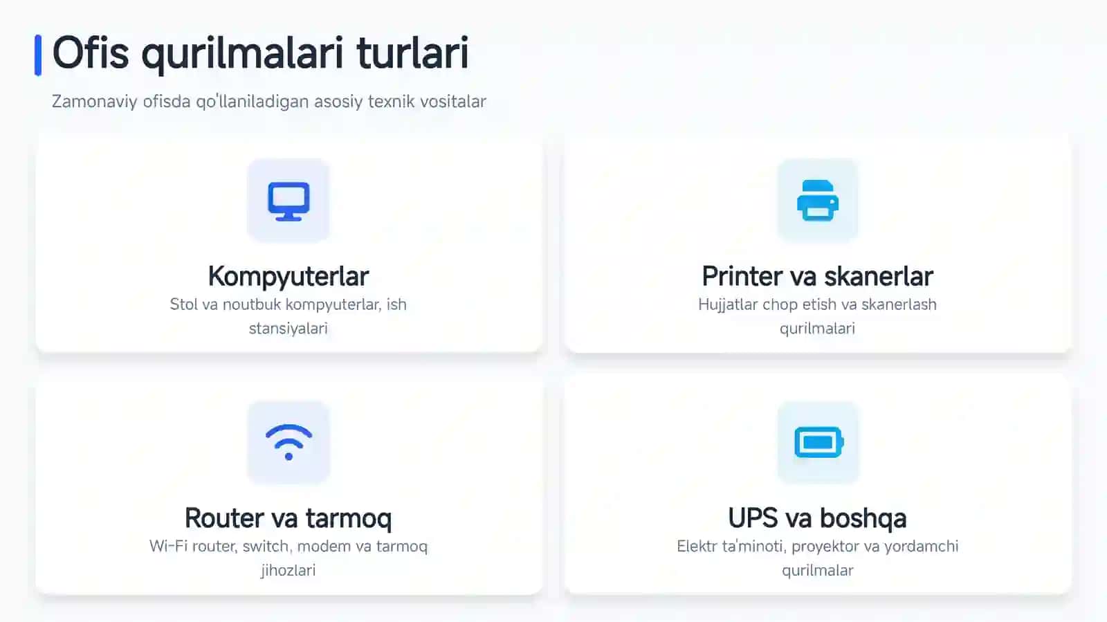 Turli nosozliklarni aniqlash va ularni bartaraf etish 3