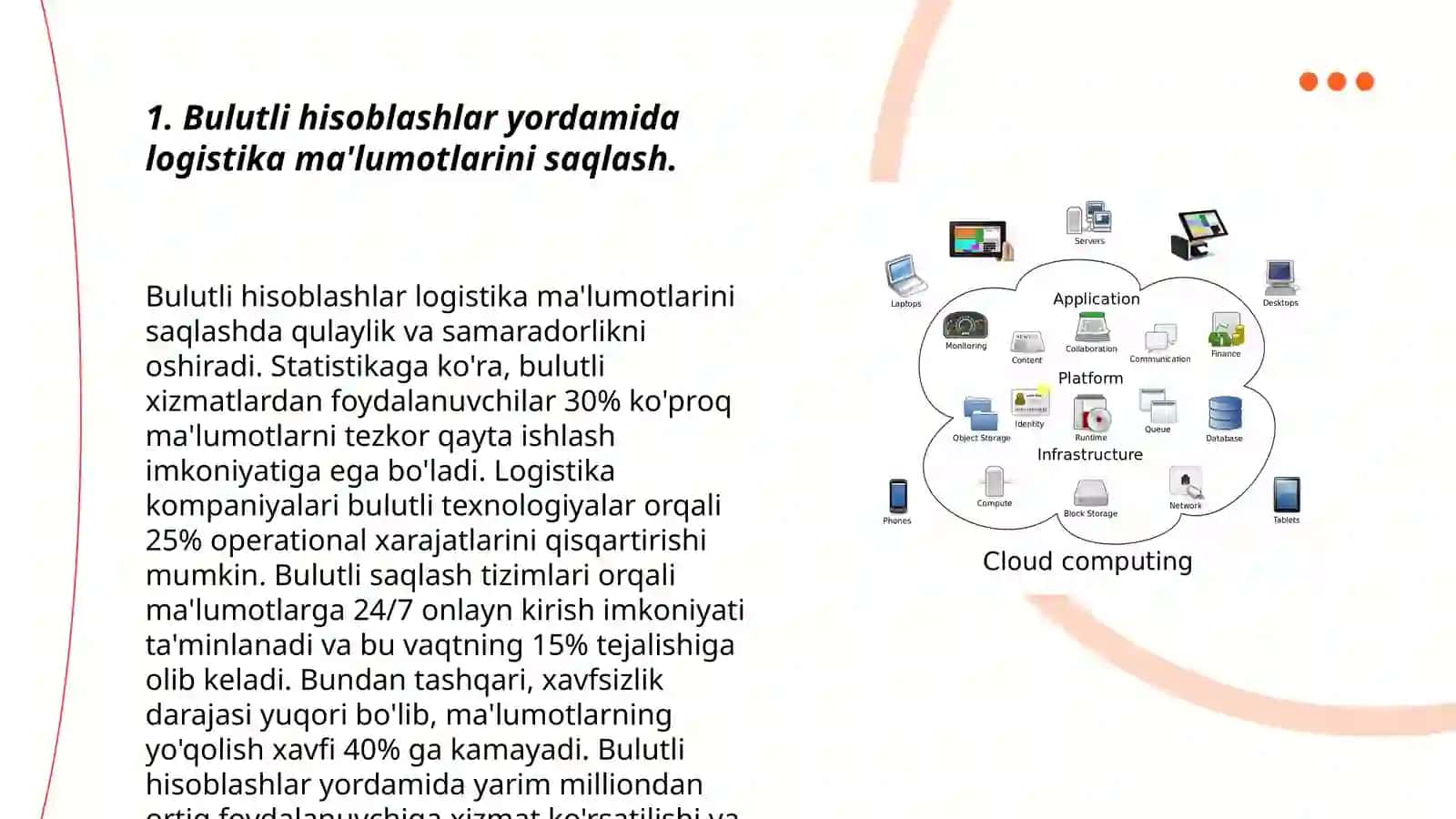 Bulutli hisoblashlar texnologiyasidan foydalanish imkonyatlari 3