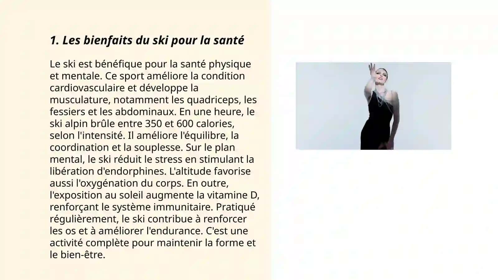 Les bienfaits du ski pour la santé 3