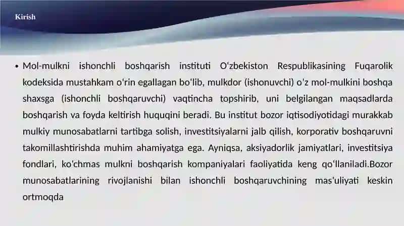 Mol-mulkniishonchliboshqarish shartlari 3