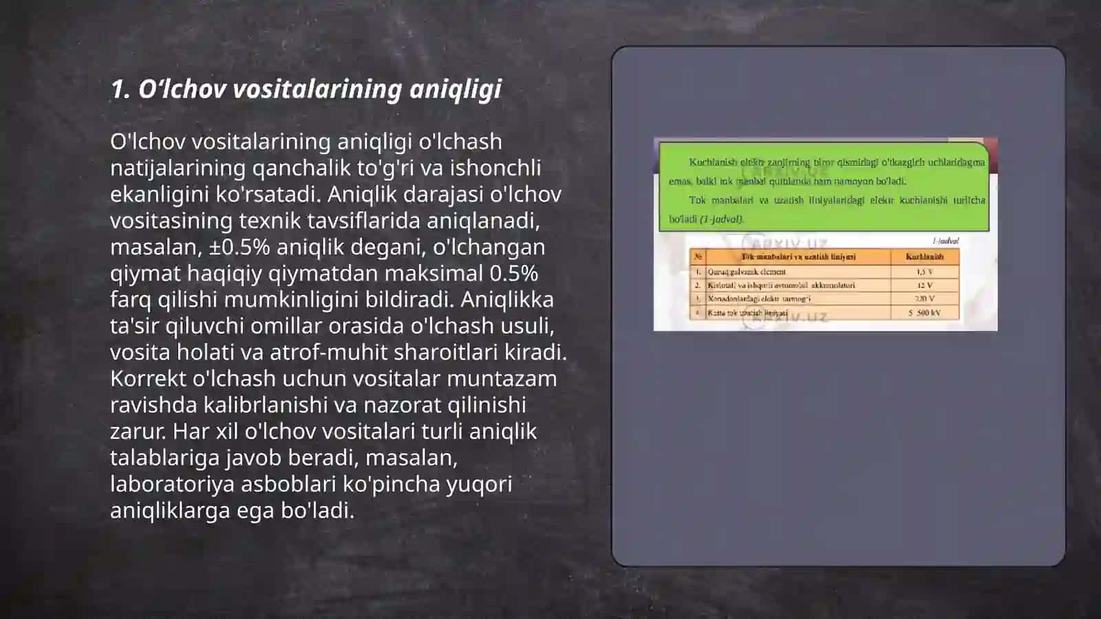 Bevosita o‘lchash xatoliklari.Bilvosita o‘lchash xatoliklari 3