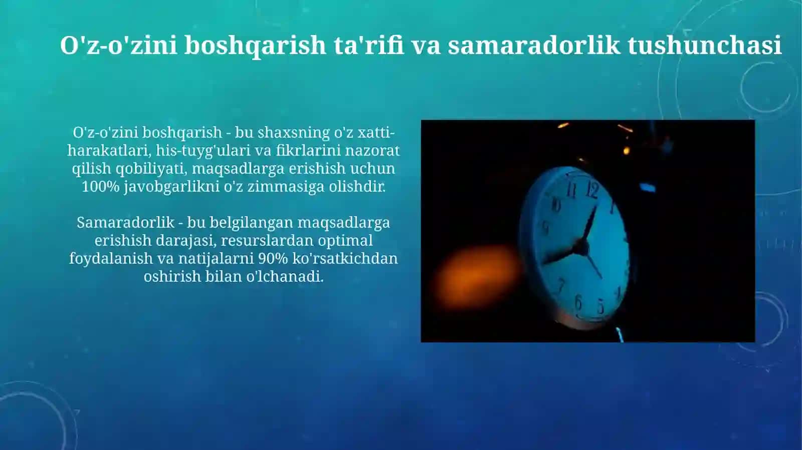 Õz-õziniboshqarish va samaradorlikuchunjavobgarlik 3