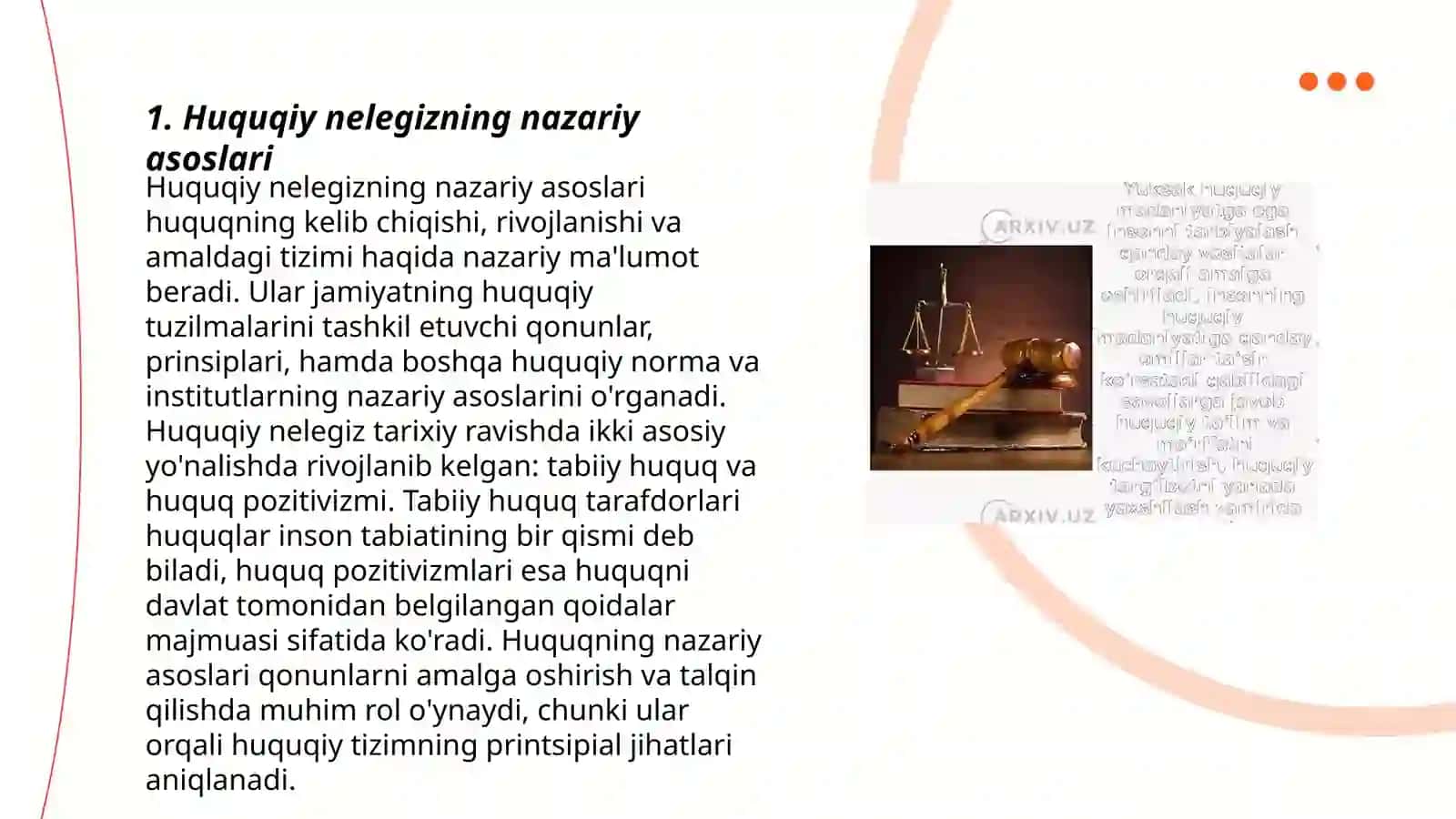 Huquqiy nelizim va negiolizim 3