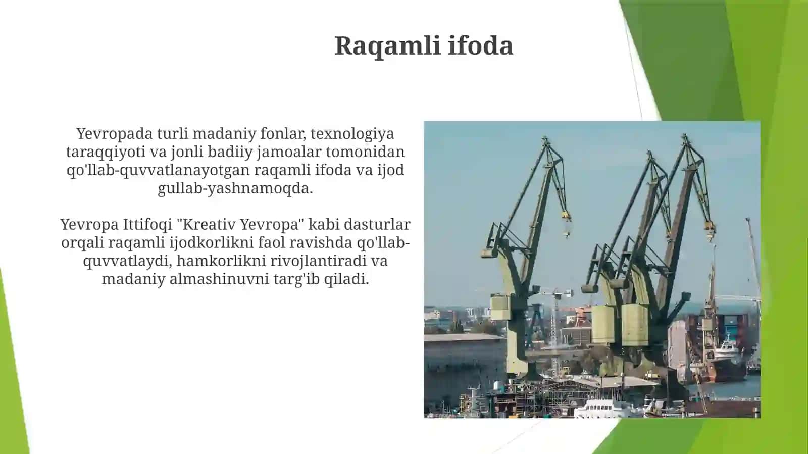 Yevropa Sanoati va Ijodiy Sanoat 3