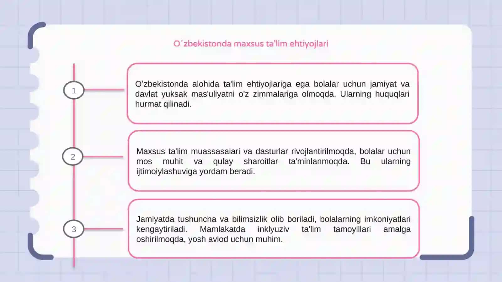 Oʻzbekistonda maxsus ta'lim ehtiyojlari 3