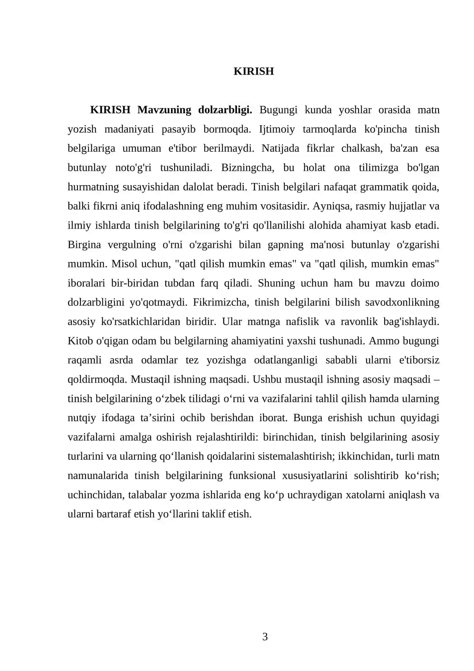Tinish bеlgilarining ishlatilishi 3