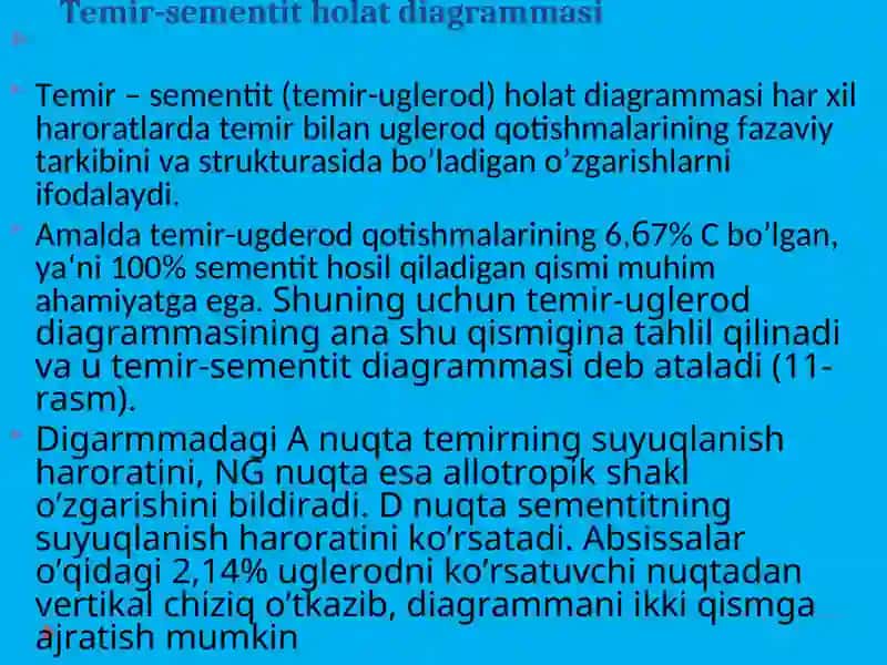 Temir va uning qotishmalari 3