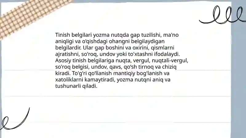 Oʻzbek tilida tinish belgilari 3