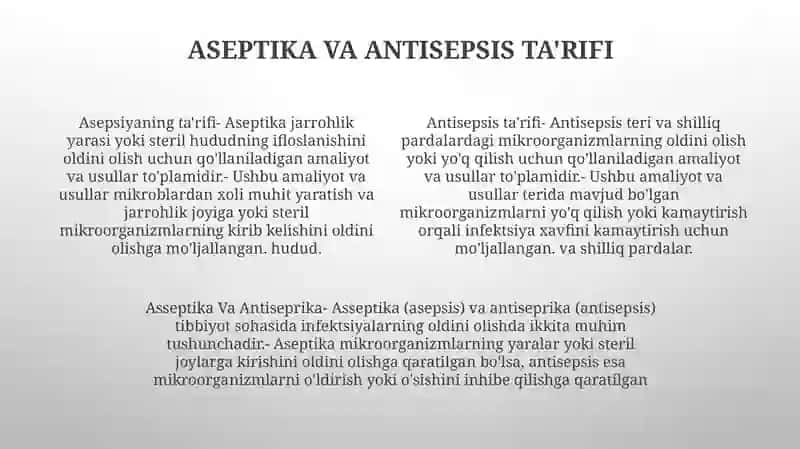 Asseptika VaAntiseprika 3