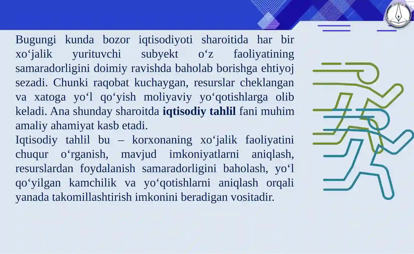 Iqtisodiy tahlil faning metodi va uning oziga xos muhim xususiyatlari 3