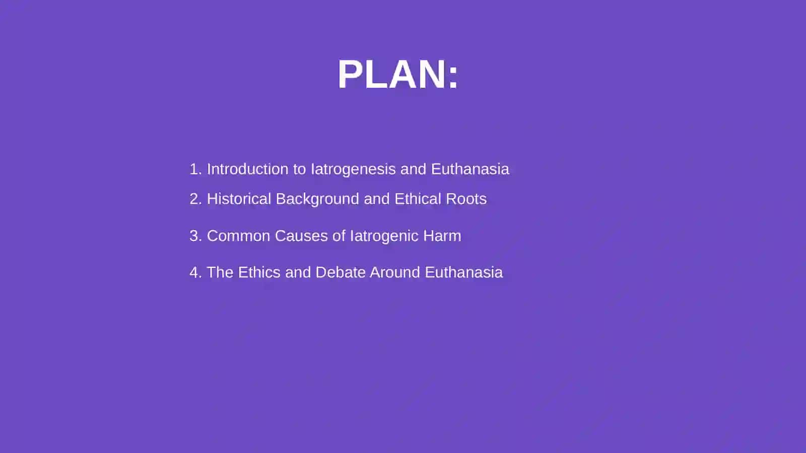 The problems of iatrogenic and euthanasia in modern medicine 3
