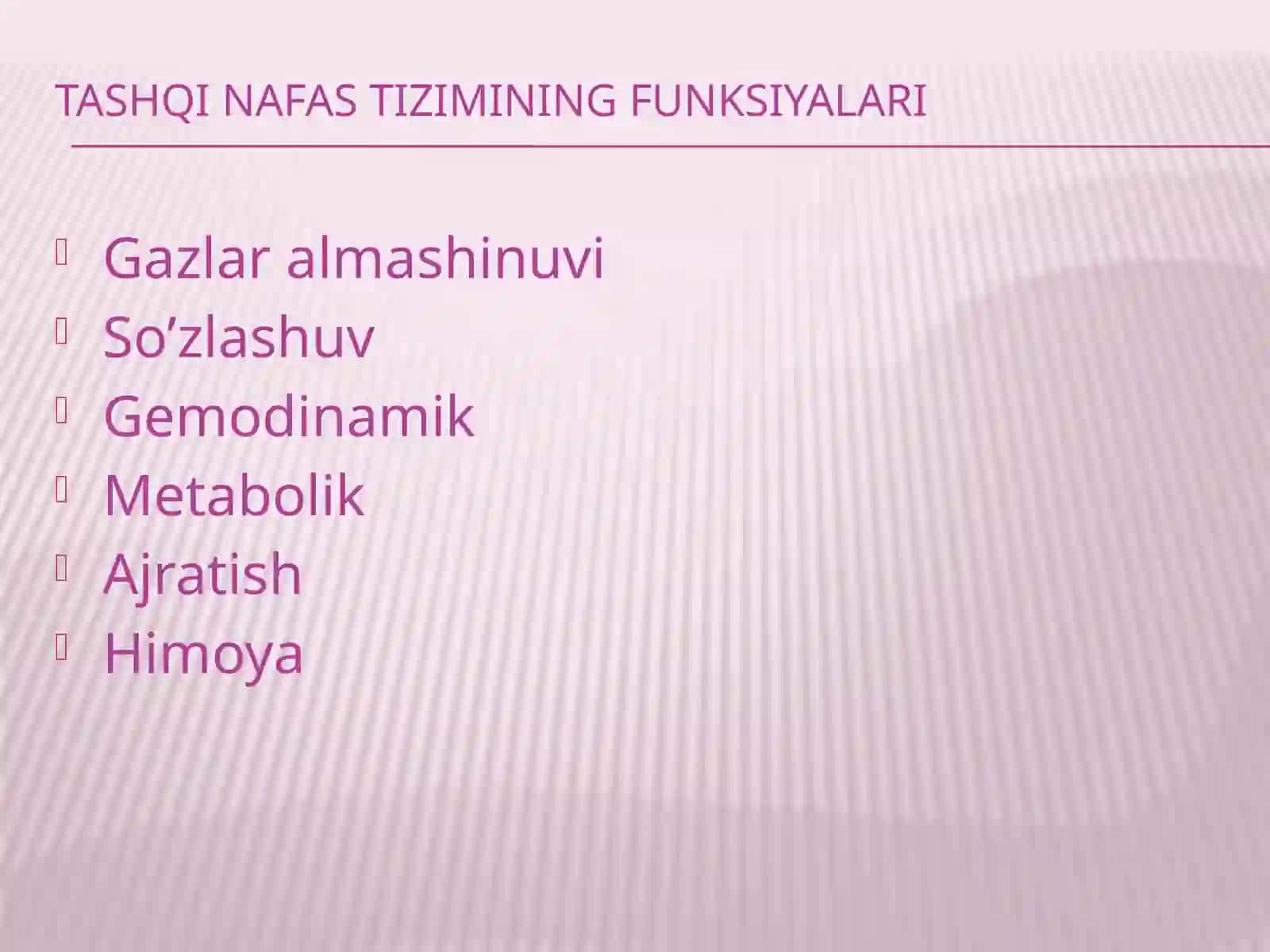nafas olish tizimining patofiziologiyasi.Gipoksiyaturlari 3