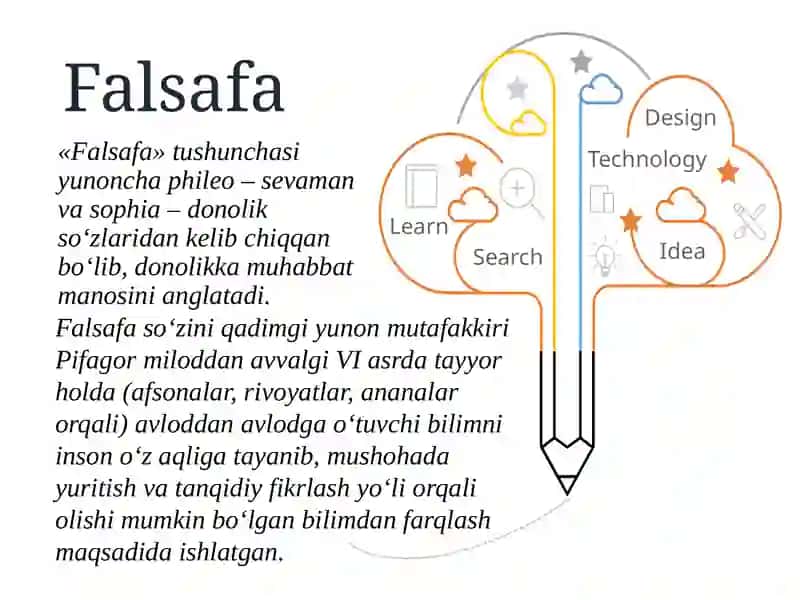 Falsafa fanining predmeti, mazmun-mohiyati va jamiyat taraqqiyotidagi o‘rni 3