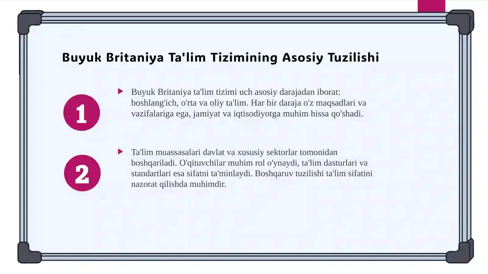 Buyuk Britaniya ta'lim tizimi 3