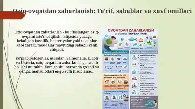 Oziq-ovqatdan zaharlanish va ularning profilaktikasi 3