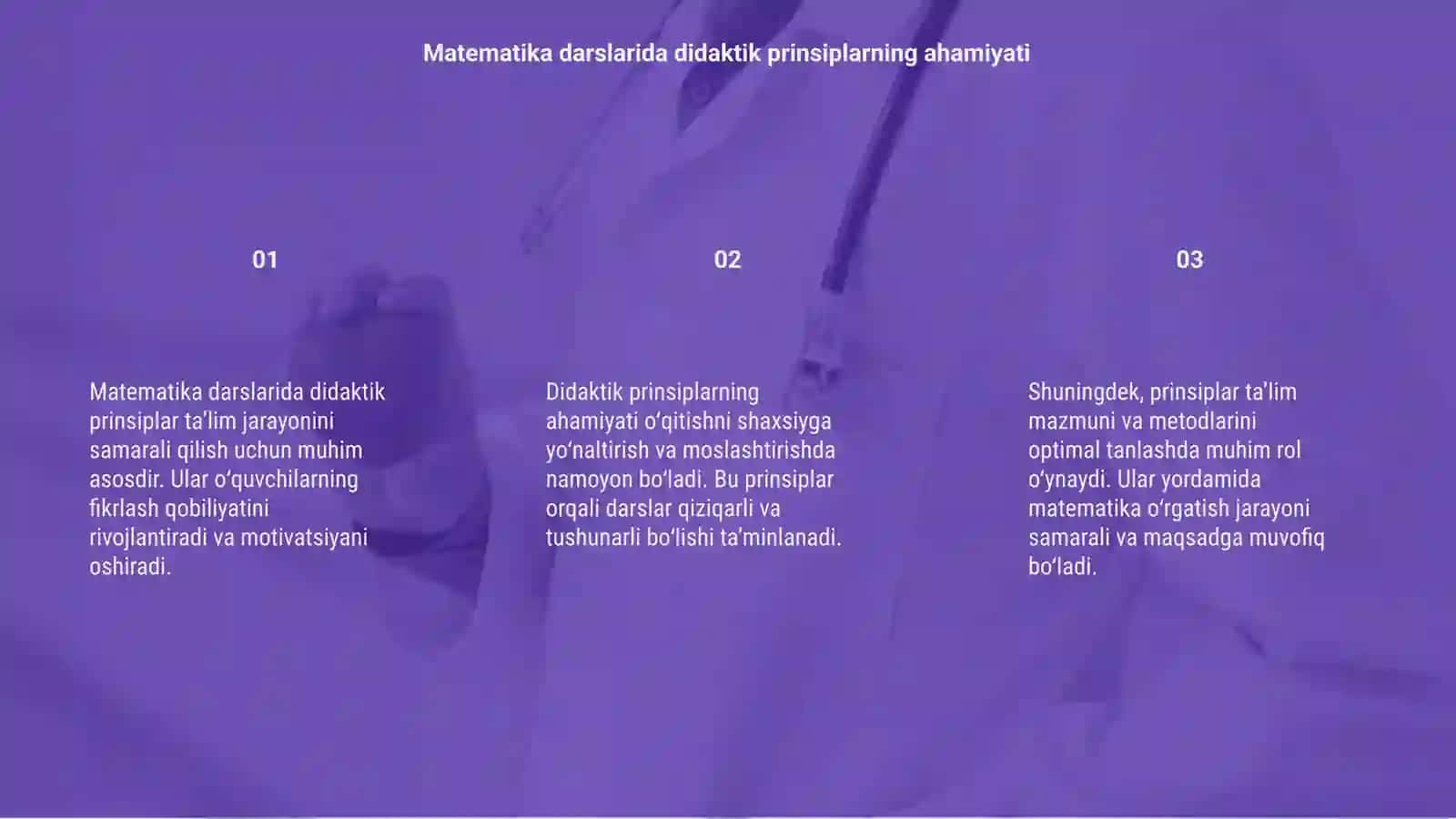 Matematika darslarida didaktik prinsiplar 3