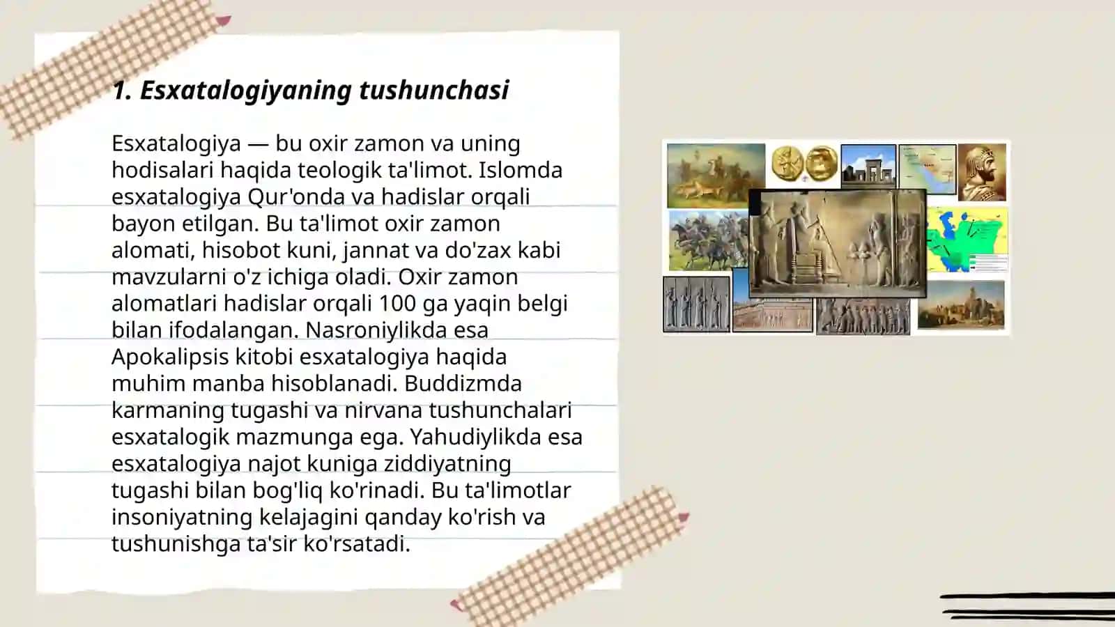 Esxatalogiyaning mohiyati: qiyomat va oxirat dunyosi 3