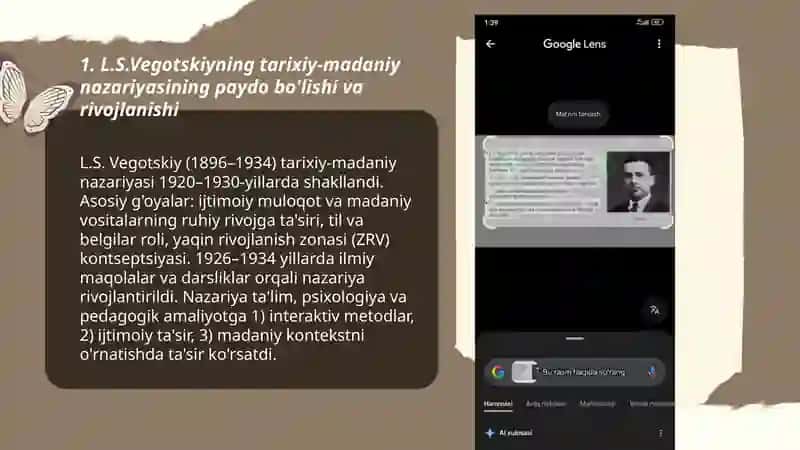 L.S.Vegotskiyning tarixiy madaniy kansepsiyasi 3
