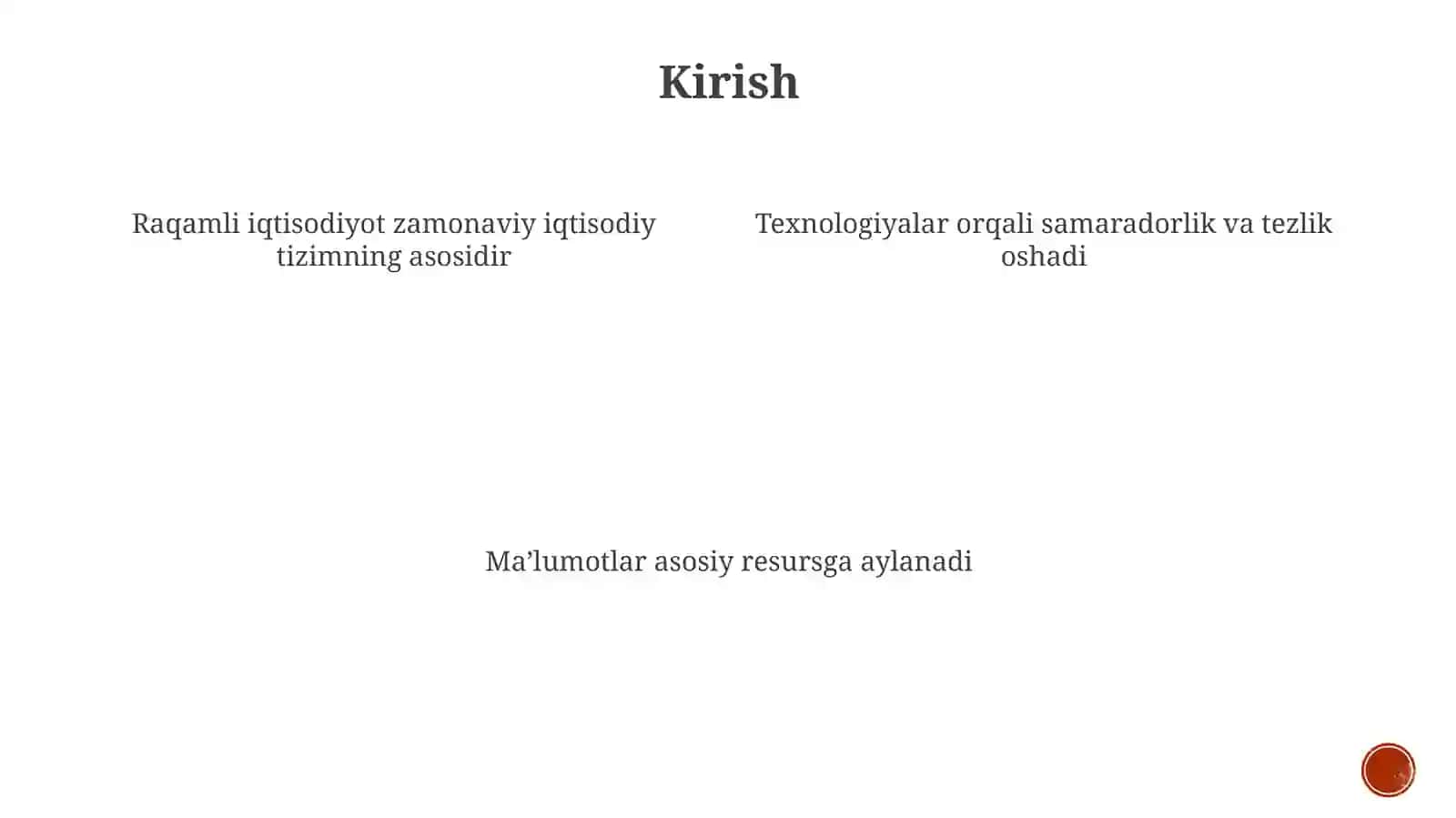 Raqamli iqtisodiyotning asosiy texnologik tarkibiy qismlari 3