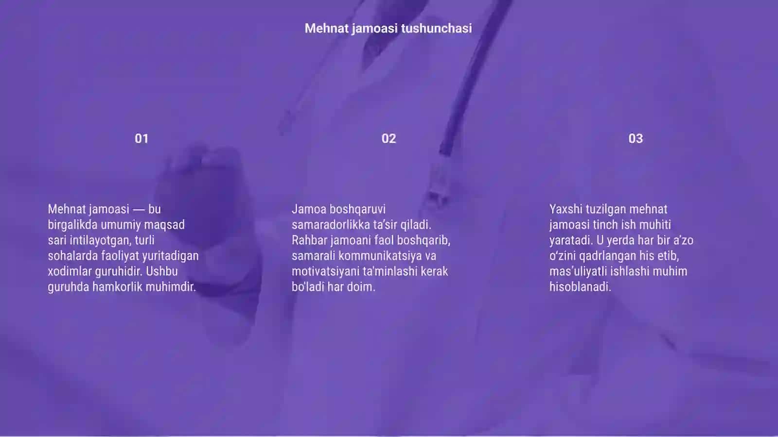 Mehnat jamoasi va uni boshqarish 3