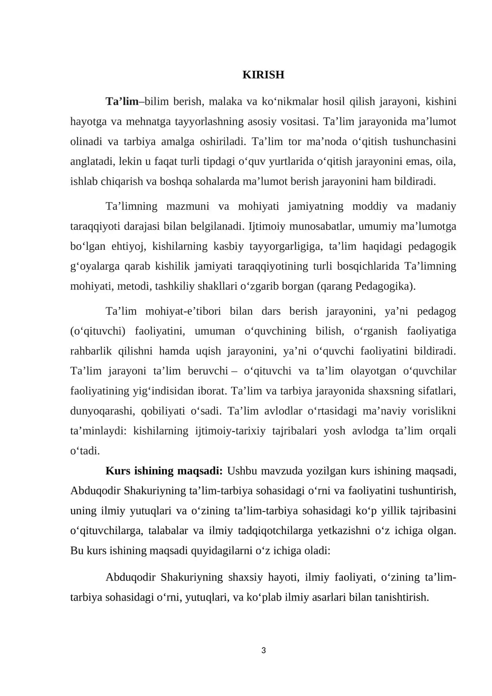 Abduqodir Shukuriyning ta’lim-tarbiyani rivojlantirishda tutgan o‘rni 3