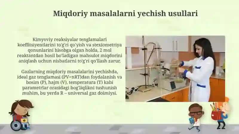 Kimyoda Miqdoriy Tushunchalarni Ôqitish Metodikasi 3