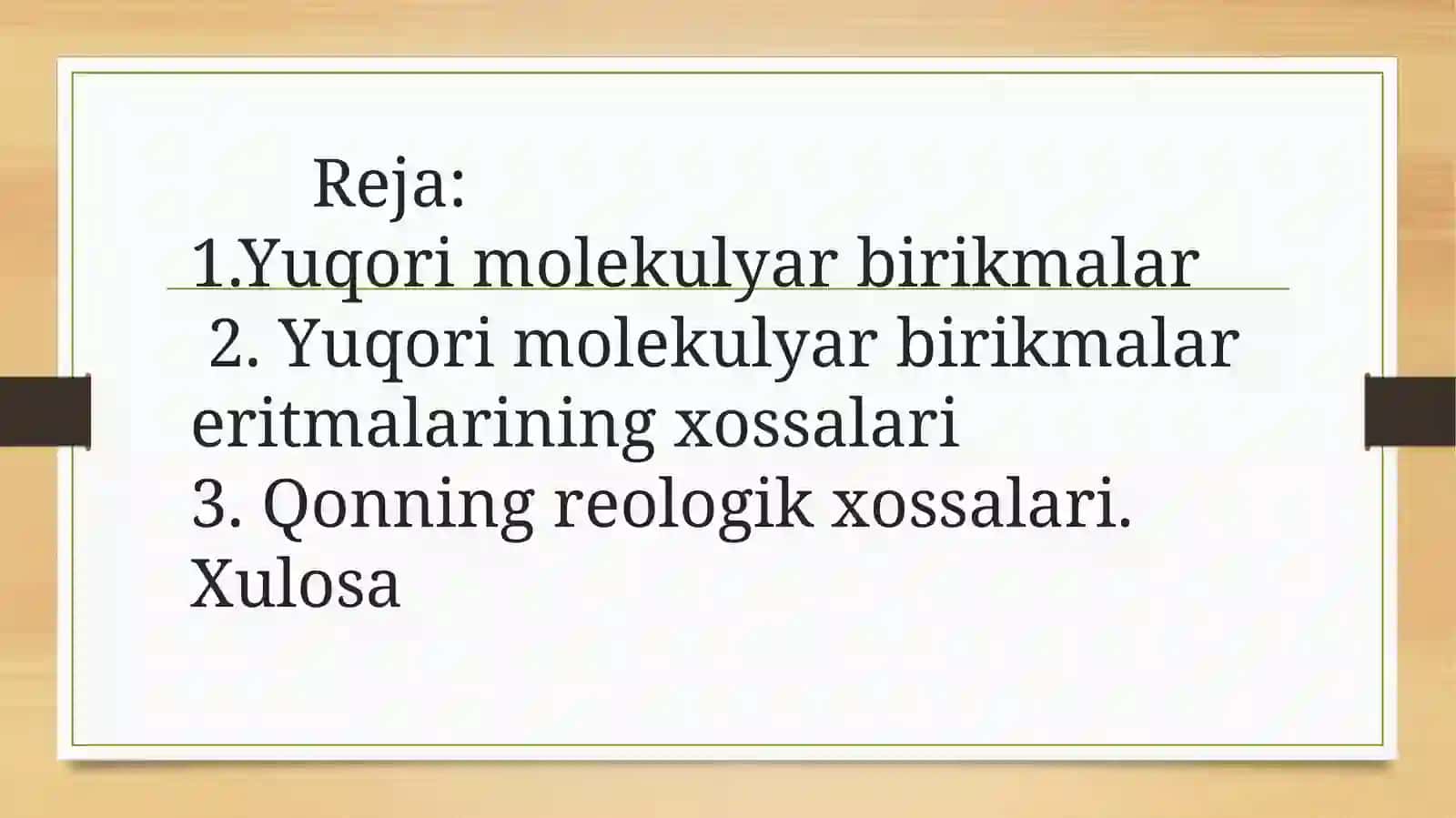 Tibbiy kimyo fanidan mustaqil ishi 3