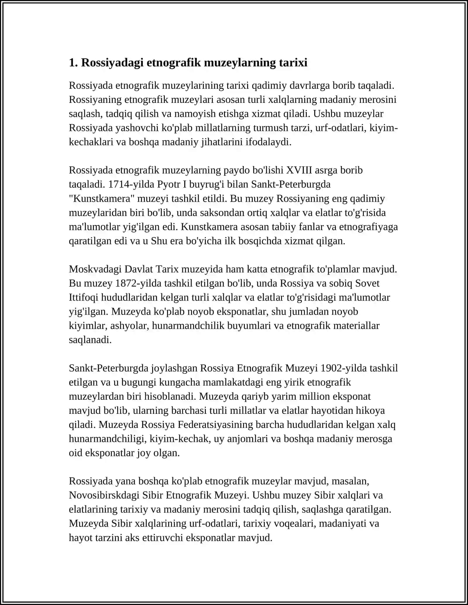 ROSSIYADA ETNOGRAFIK MUZEYLAR 3