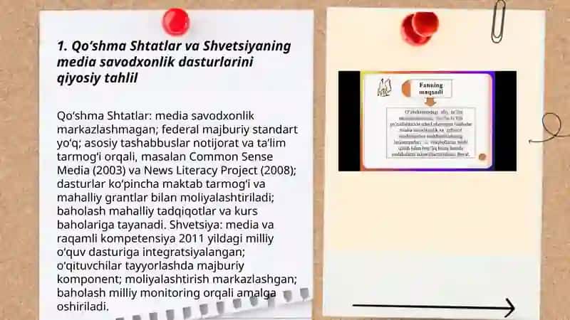 Xorijiy mamlakatlarning media savodxonlik va axborot madaniyatini qiyosiy tahlili 3