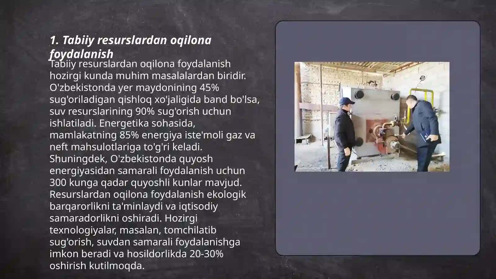 Davlatning tabiiy resurslaridan foydalanish va ekologik siyosat 3