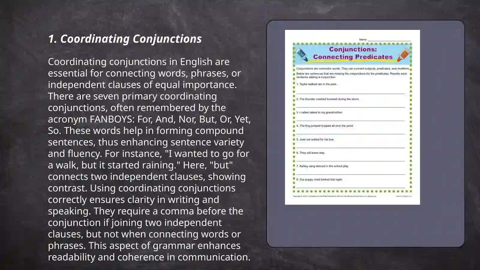 The Conjuctions 3