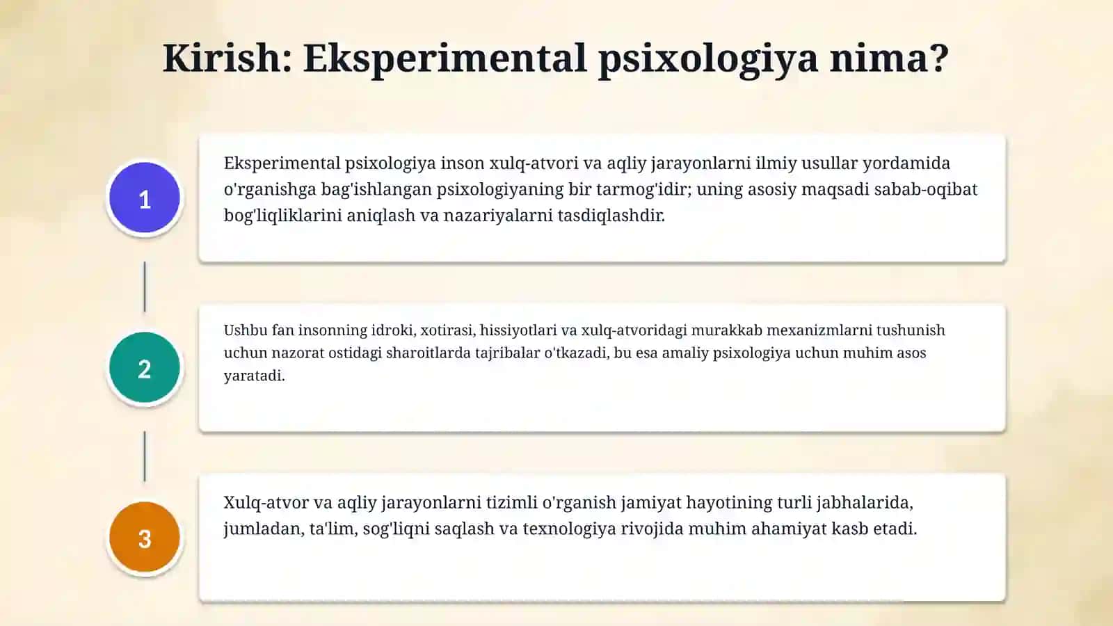 Eksprimental psixologiyaning asosiy tamoyillari 3