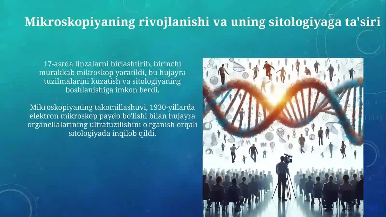 Sitologiya fanining rivojlanish tarixi va boshqa fanlar bilan aloqasi 3
