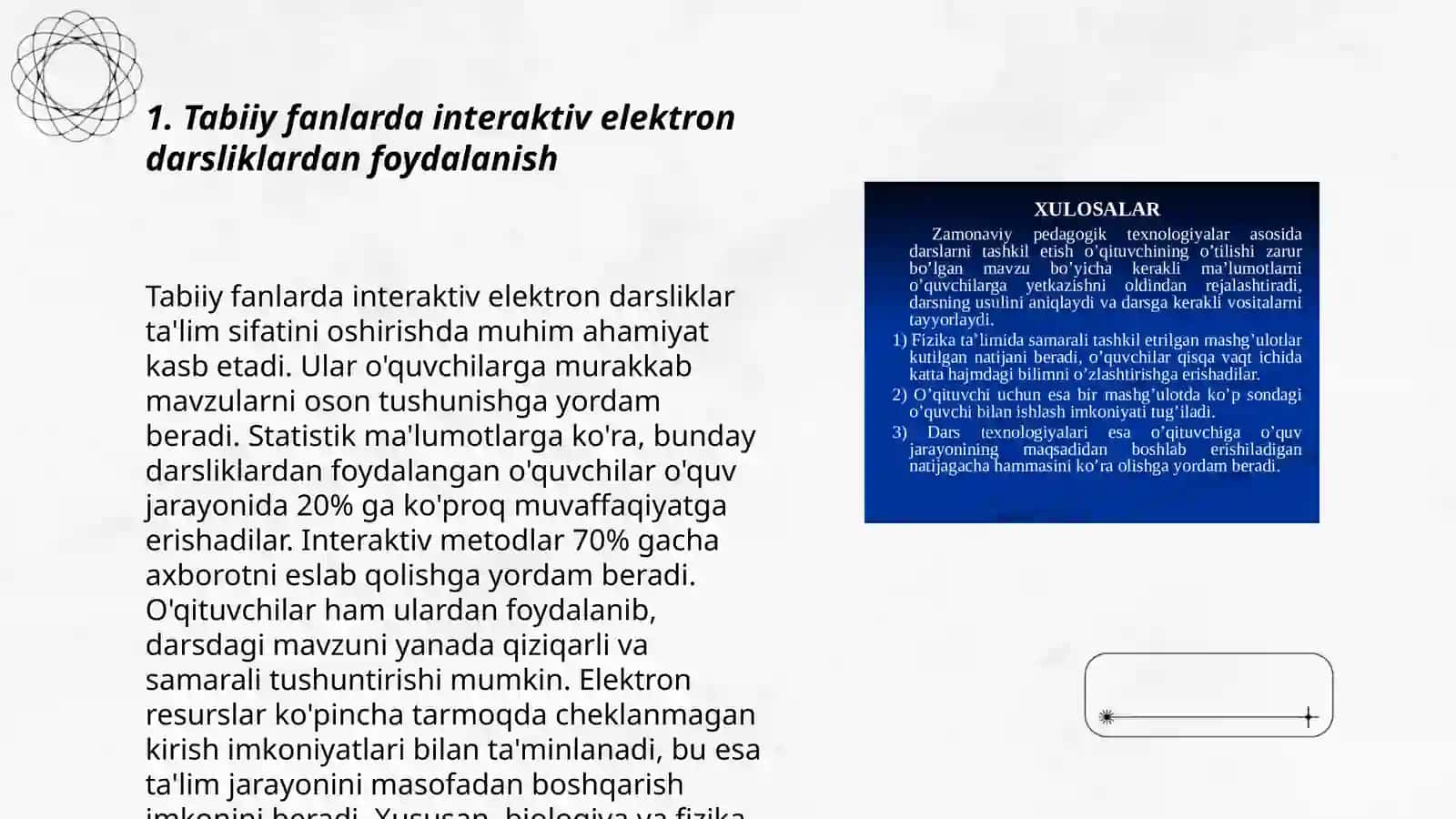 Tabiiy fanlar darslarida axborot texnologiyalaridan foydalanish 3