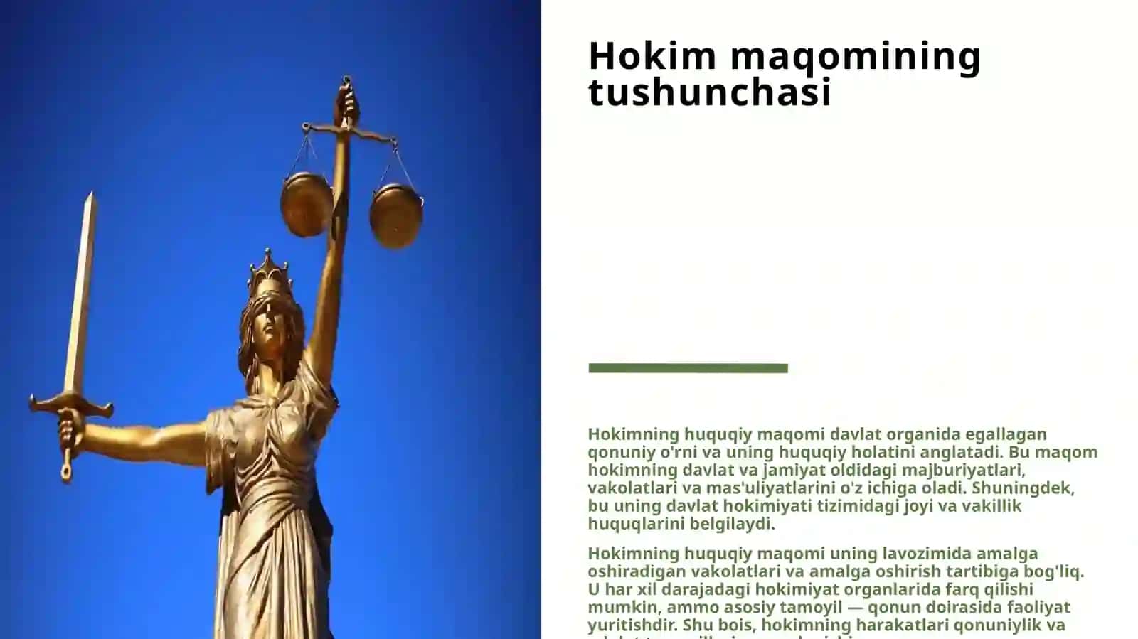 Hokimning Huquqiy Maqomi: Vakolatlari, Lavozimiga Tayinlash va Ozod Etish Tartibi 3