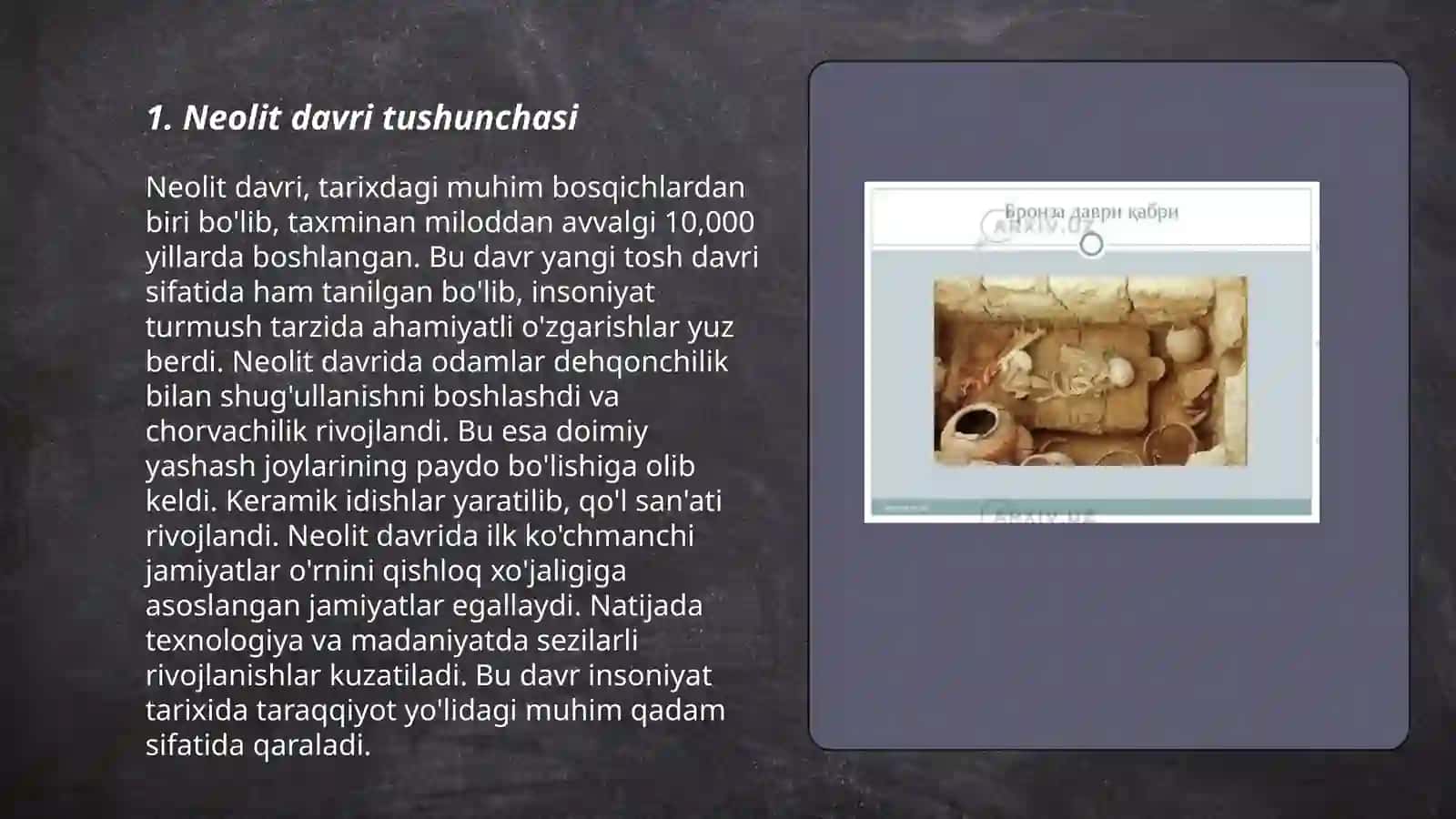 O'zbekiston hududida neolit davri manzilgohlari 3