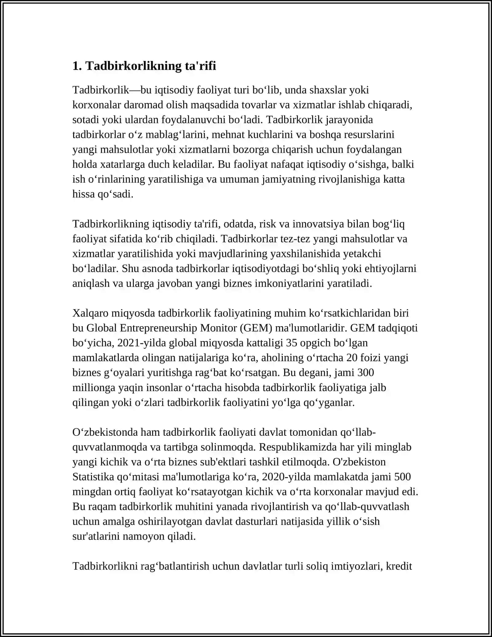 TADBIRKORLIK TUSHUNCHASI VA UNING MAZMUNI 3