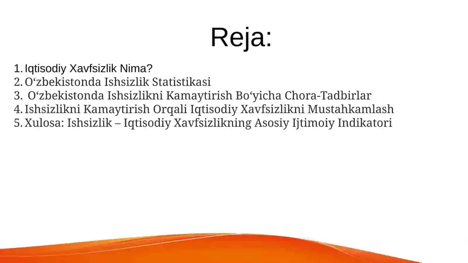 Ishsizlik Iqtisodiy Xavfsizlikning Ijtimoiy Indikatori 3