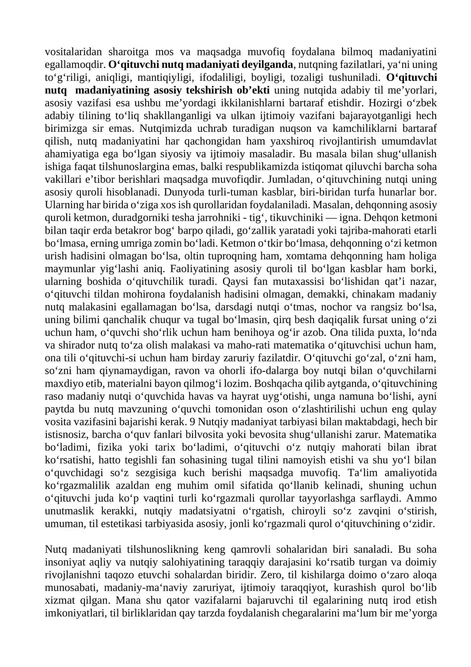 O’QITUVCHI NUTQ MADANIYATI 3