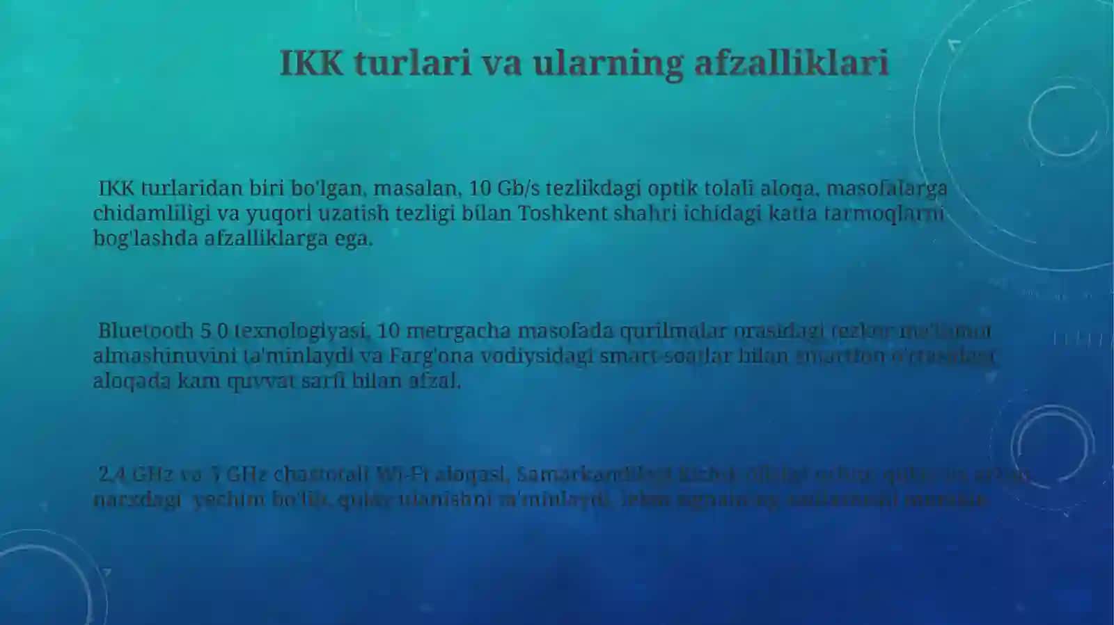 Kompyuter bilan muloqot vositalari 3