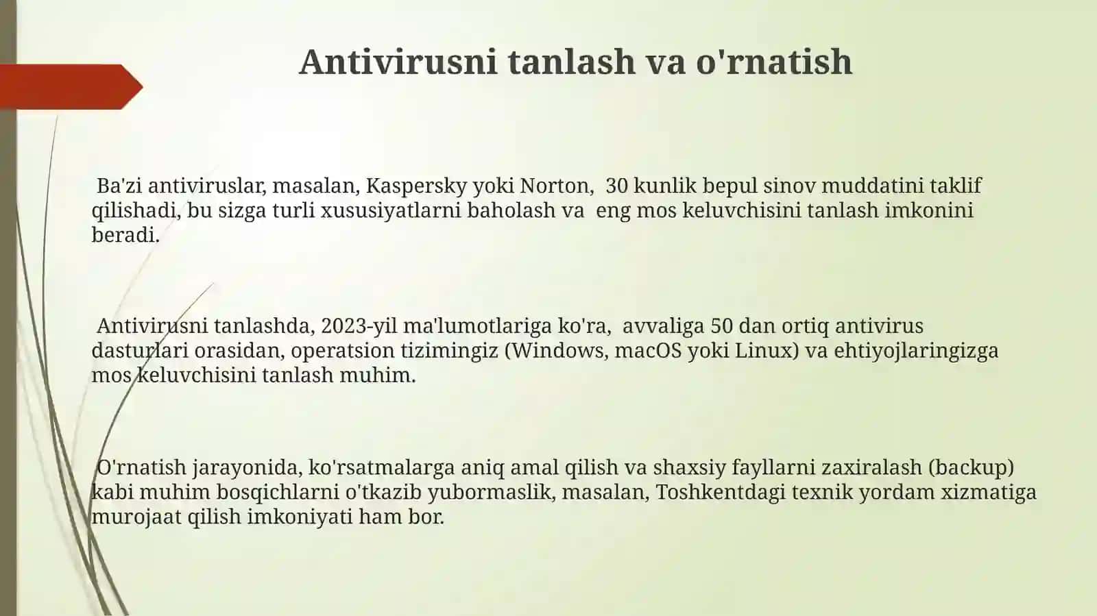 Antiviruslar va ularning turlari 3