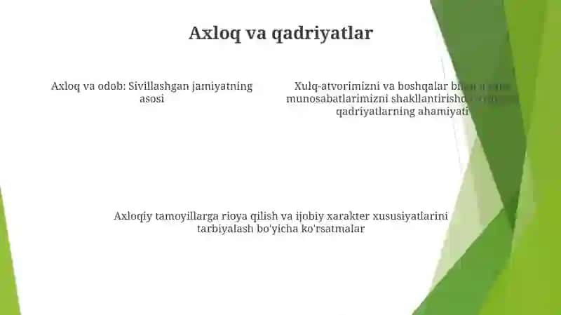 Go'Zal Tarbiya Eng Yaxshi Meros Odob Va Ahloq Mupmala Madaniyati 3