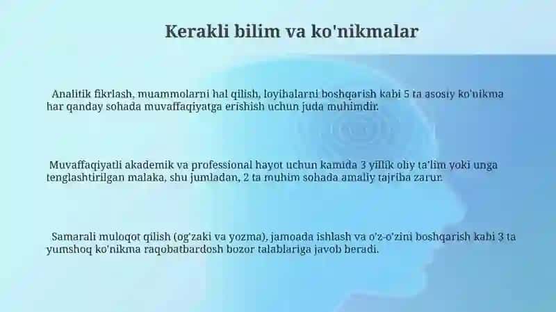 Akademik Muvaffaqiyat Uchun Resurslar 3