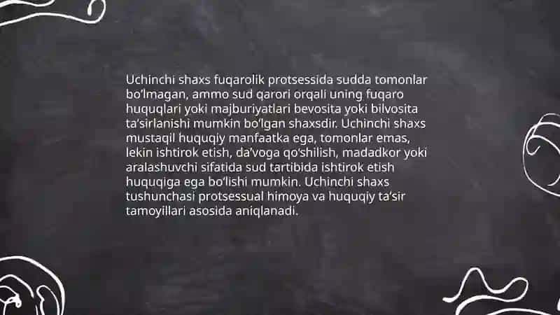 Uchinchi shaxs tushunchasi va turlari 3