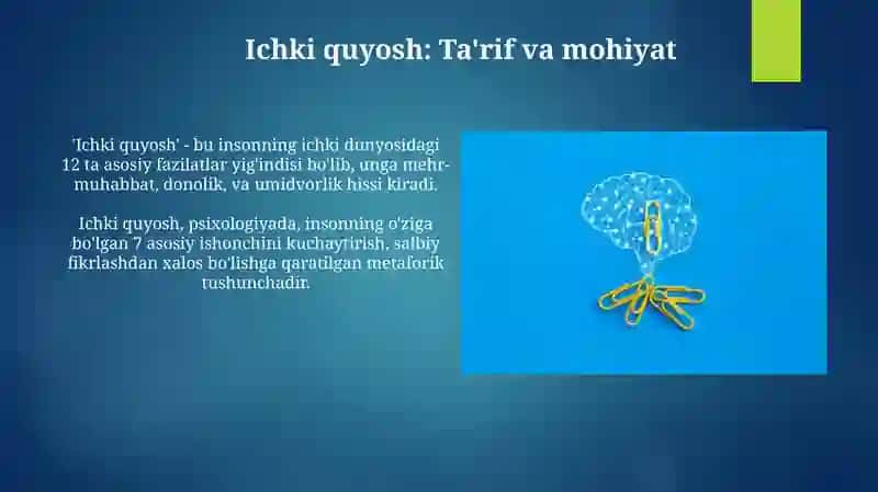 Ichki quyosh 3