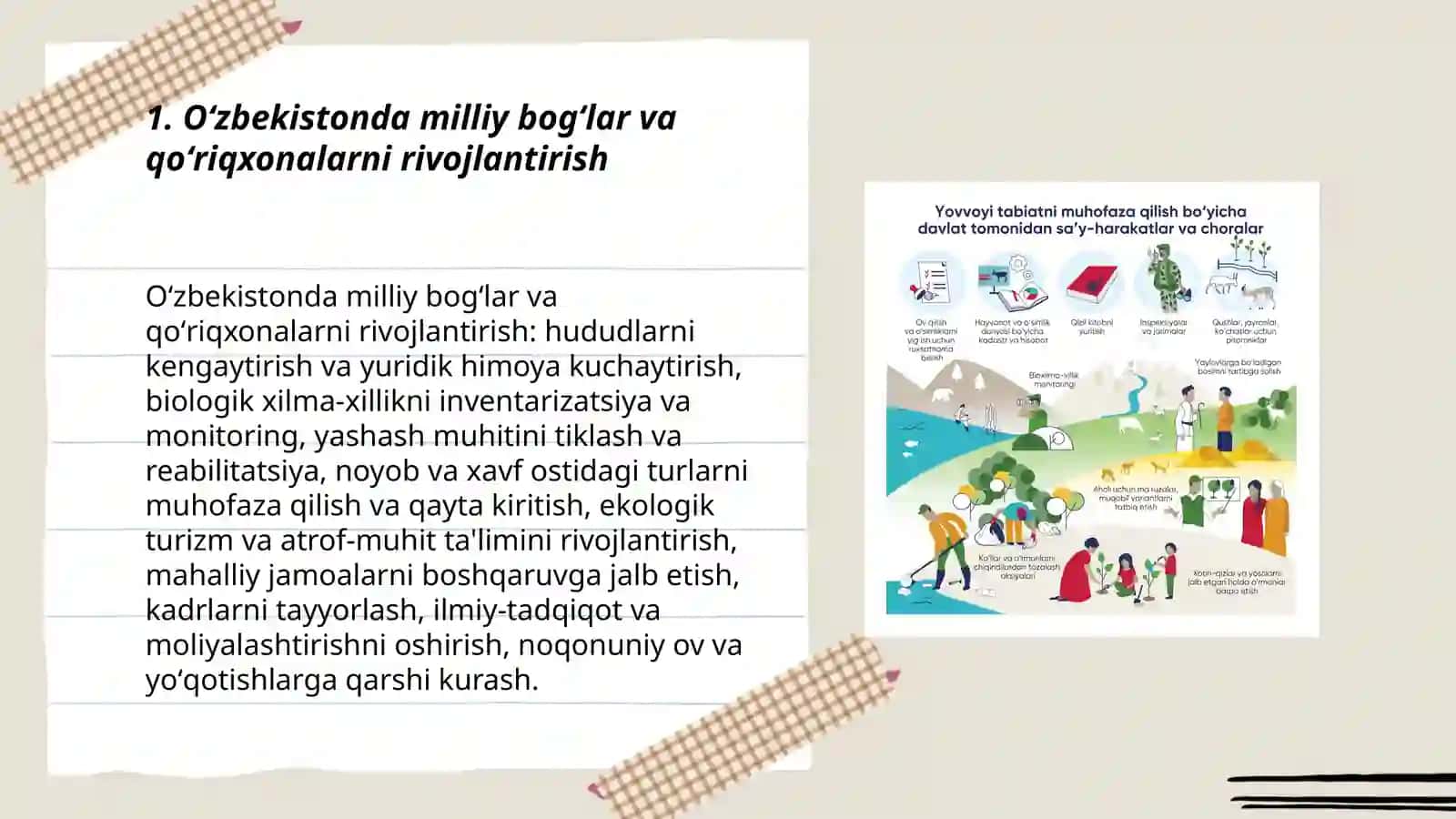 Oʻzbekistonda milliy bogʻlar va qoʻriqxonalarni rivojlantirish 3