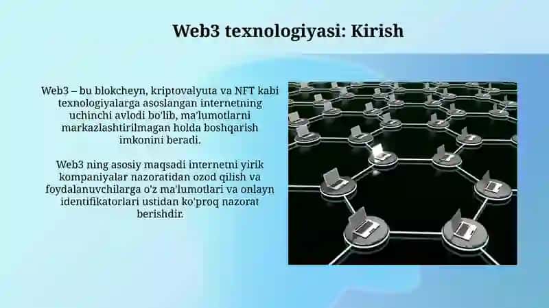 Web3 texnologiysasi: Internetni markazlashtirish 3