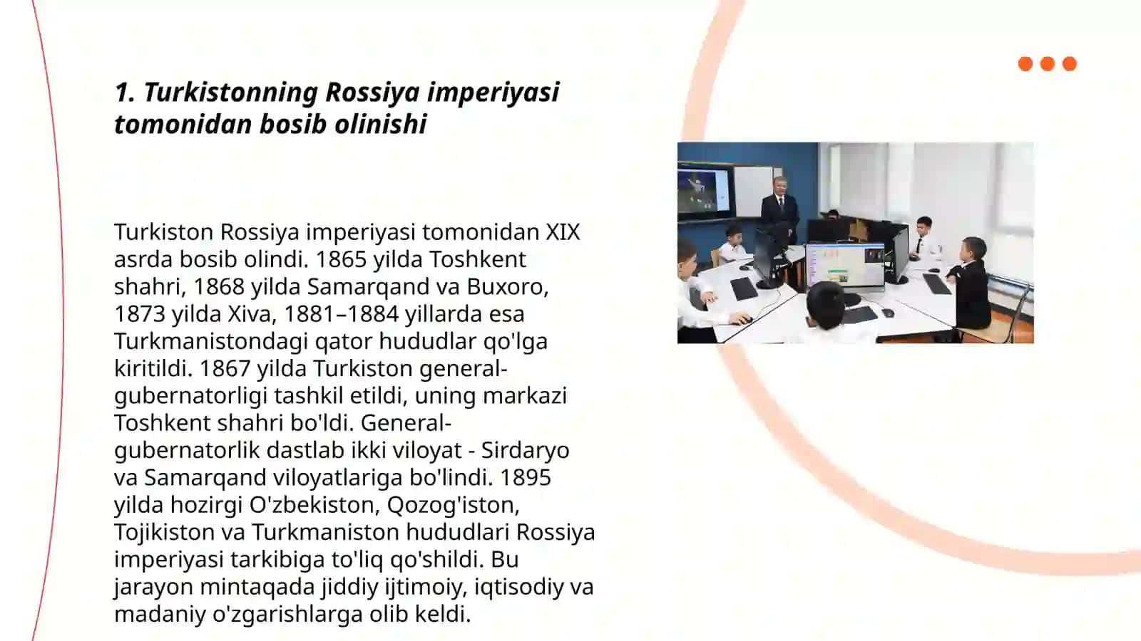 O'zbekistonda mustaqillik g'oyalarining tarixiy asoslari (Turkiston Rossiya imperiyasi mustamlakachiligi va mustabid Sovet hukmronligi davrida) 3