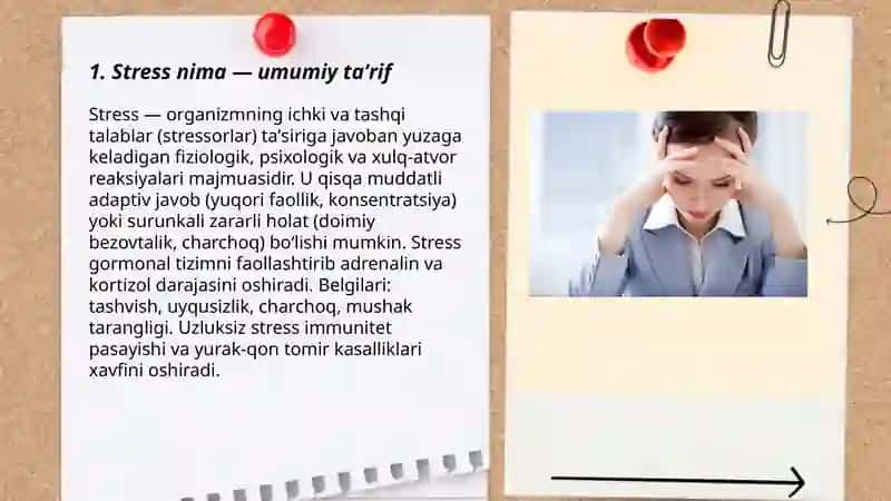Stres haqidagi umumiy tushuncha 3