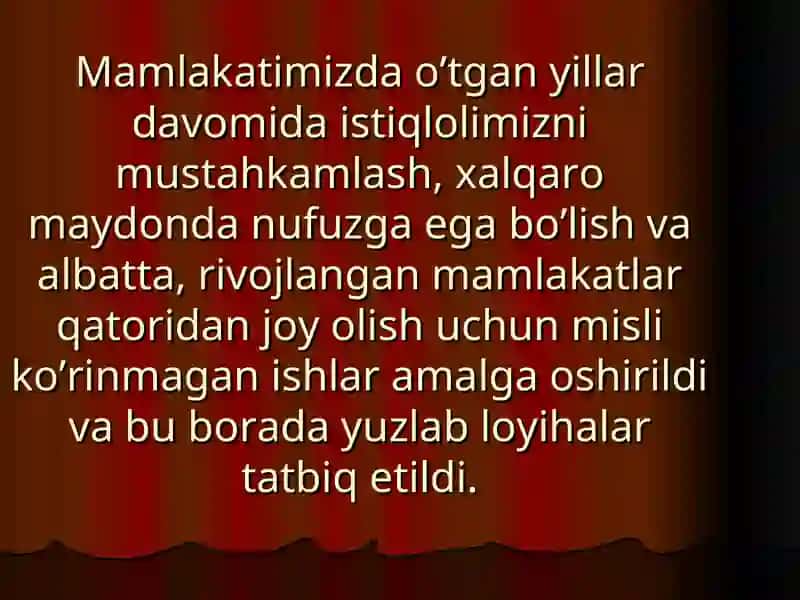 Sen Qudrat Manbai, Saodat Maskani Jonajon O'zbekistonim 3
